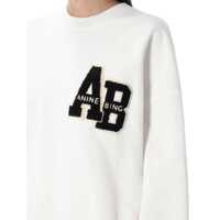 Pulovere ANINE BING Dama - Pulovere ANINE BING Anine Bing Miles Oversized Sweatshirt WHITE Femei (BM 18491316) - B-mall.ro