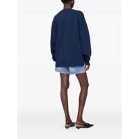 Pulovere ANINE BING Dama - Pulovere ANINE BING Anine Bing Miles Framed Monogram Sweatshirt DARK BLUE Femei (BM 18491319) - B-mall.ro