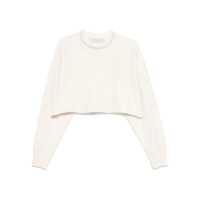 Pulovere Golden Goose Crystals Cropped Sweatshirt Femei
