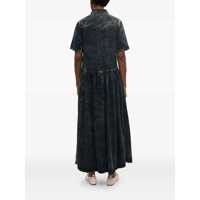 Rochii Ganni Dama - Rochii Ganni Ganni Washed Denim Maxi Dress WASHED BLACK Femei (BM 18491400) - B-mall.ro