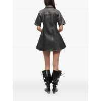 Rochii Ganni Dama - Rochii Ganni Ganni Shimmery Foil Denim Mini Dress WASHED BLACK Femei (BM 18491406) - B-mall.ro