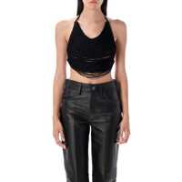 Topuri The Attico Fringes Top Femei