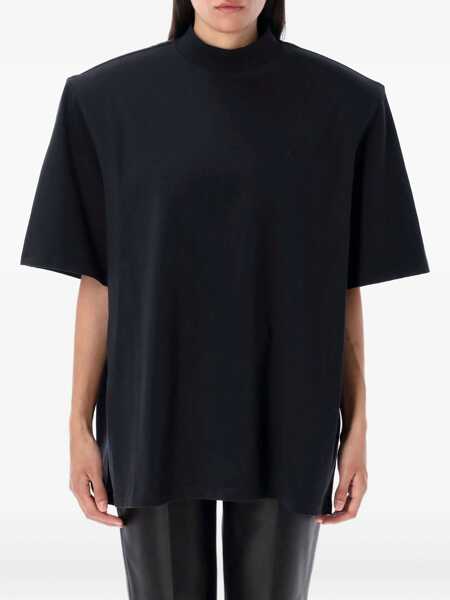 Tricouri THE ATTICO The Attico Cotton T-Shirt MATTE BLACK Femei (BM 18491481) 1