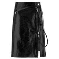 Fuste Courrèges 'Zipped Vinyl' Skirt Femei