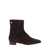 CAREL PARIS 'Aiglon' Brown Boots With Logo Embroidery On The Side And Zip Closure On The Side In Suede Woman BROWN