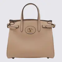 Genti de mana Valentino Garavani Pink Leather Small Antibes Totes Femei