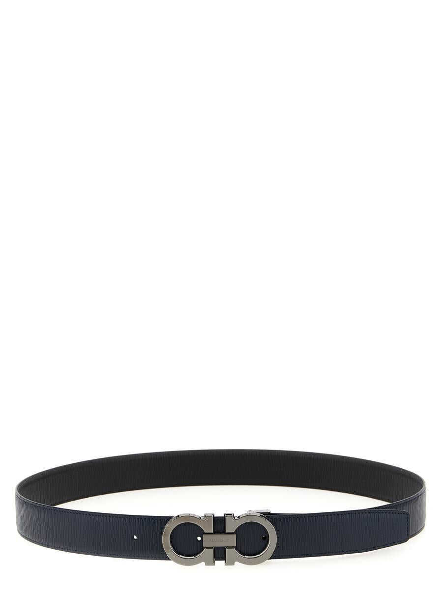 Curele Salvatore Ferragamo Salvatore Ferragamo Gancini Reversible Belt MULTICOLOR Barbati (BM 18491988) 1