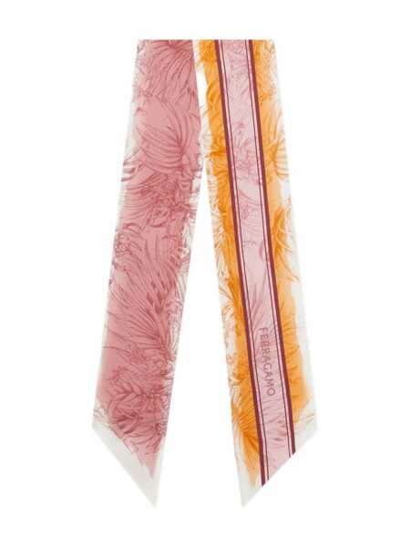 Esarfe Salvatore Ferragamo Salvatore Ferragamo Bandeau Gravure Print MULTICOLOR Femei (BM 18492021) 1