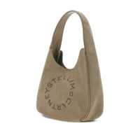 Genti de umar Stella McCartney Dama - Genti de umar Stella McCartney Beige Shoulder Bag With Maxi Logo Lettering On The Front In Ecosuede Woman Beige Femei (BM 18492138) - B-mall.ro