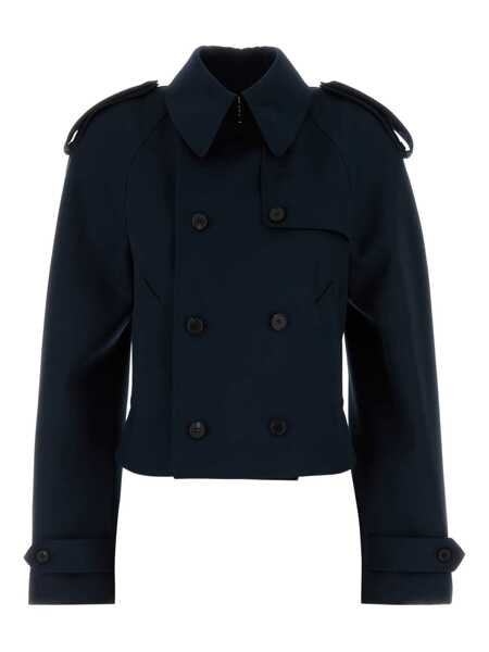 Geci Alexander McQueen Alexander McQueen Trench BLUE Femei (BM 18492543) 1
