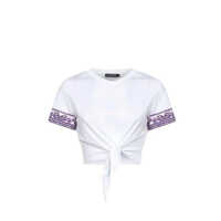 Tricouri Dolce & Gabbana Cotton T-Shirt With Logo Application Femei