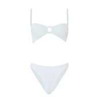 Costume de baie Hunza G Misty Bikini With White Pearl Circle Femei