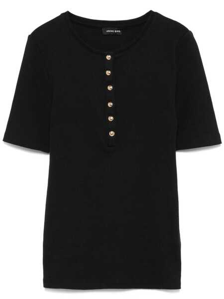 Topuri ANINE BING Anine Bing T-Shirts And Polos Black Femei (BM 18492807) 1