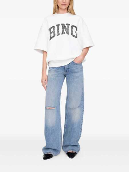 Topuri ANINE BING Anine Bing T-Shirts And Polos WHITE Femei (BM 18492813) 2