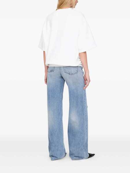 Topuri ANINE BING Anine Bing T-Shirts And Polos WHITE Femei (BM 18492813) 3