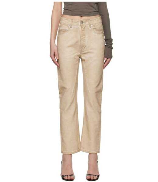 Blugi Rick Owens Rick Owens Vdd Jeans PARCHMENT Femei (BM 18493434) 1