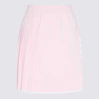 Fuste Thom Browne Light Pink Viscose Blend 4-Bar Skirt Femei