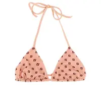 Sutiene Fendi Micro Patchwork Bikini Top Femei