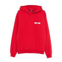 Bluze de trening Jacquemus Bright Red 'Gross Grain' Hoodie Barbati