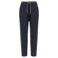 Pantaloni casual Brunello Cucinelli English Ribbed Trousers Femei