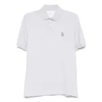Tricouri Polo Brunello Cucinelli Logo Cotton Polo Shirt Barbati