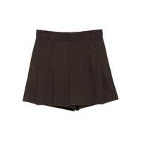 Pantaloni casual Brunello Cucinelli Wool Blend Shorts Femei