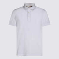 Camasi Etro White Cotton Polo Shirt Barbati