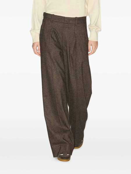 Pantaloni casual Isabel Marant Isabel Marant Trousers BROWN Femei (BM 18495345) 2