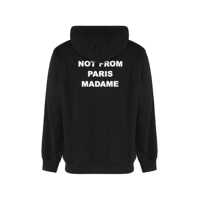 Topuri DRÔLE DE MONSIEUR pentru Barbati - Bluze de trening DRLE DE MONSIEUR Drle De Monsieur Slogan Cotton Hoodie Black Barbati (BM 18495378) - B-mall.ro