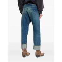 Blugi Dama pagina 2 - Blugi R13 R13 Cuffed Crossover Jeans BLUE Femei (BM 18495507) - B-mall.ro