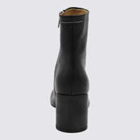 Bocanci MM6 Maison Margiela Dama - Bocanci MM6 Maison Margiela Mm6 Maison Margiela Black Leather Boots Black Femei (BM 18495681) - B-mall.ro
