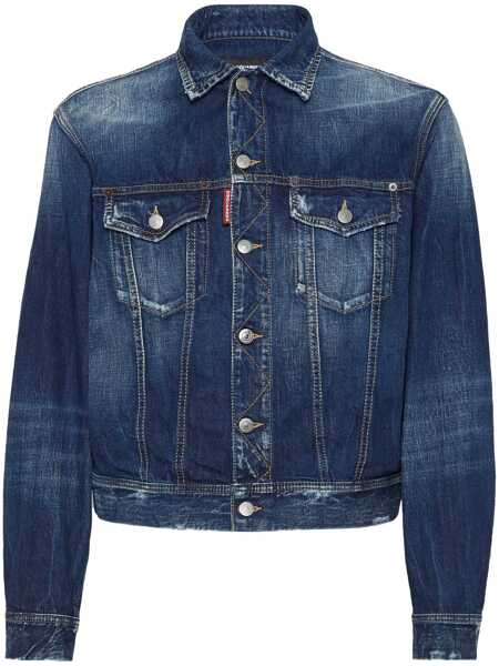 Geci DSQUARED2 DSQUARED2 Jacket BLUE Barbati (BM 18495687) 1