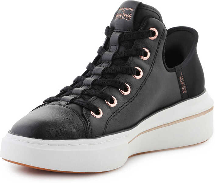 Sneakers SKECHERS Slip-Ins: Snoop One - OG Leather Black Black Femei (BM 18496603) 3