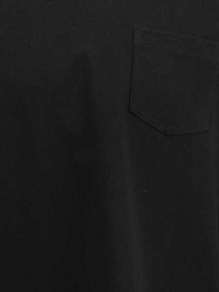 Tricouri Sacai Cotton Long Sleeve Jersey BLACK Barbati (BM 18496615) 3