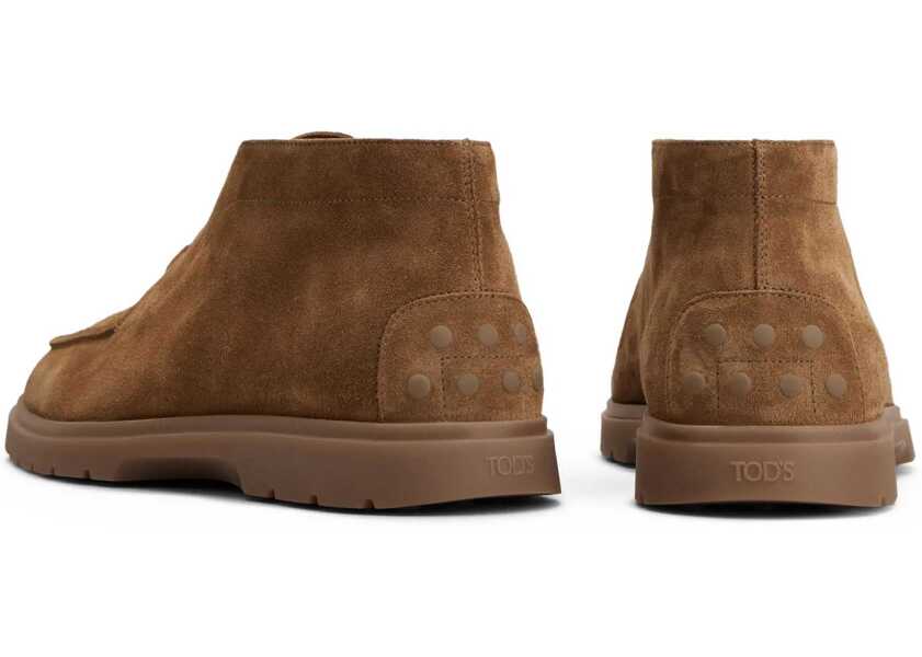 Pantofi eleganti TODS Suede Lace-ups NOCE CHIARO Barbati (BM 18496627) 3