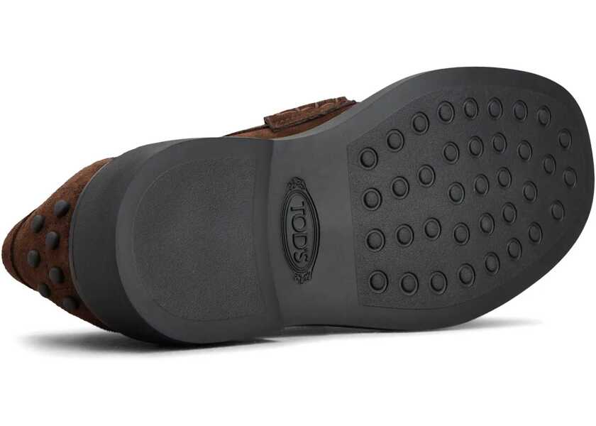 Mocasini TODS Suede Loafers MARRONE AFRICA Femei (BM 18496630) 4