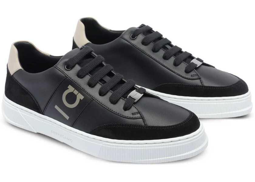 Sneakers Ferragamo Gancini Sneakers NERO Barbati (BM 18496648) 2