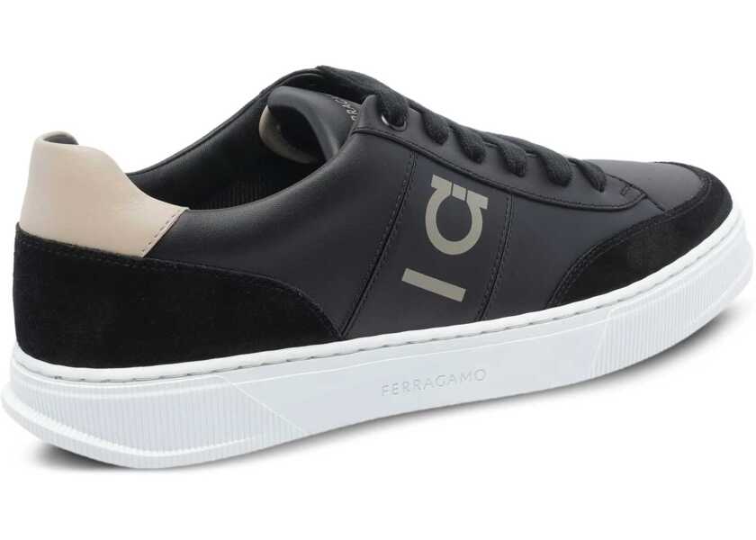 Sneakers Ferragamo Gancini Sneakers NERO Barbati (BM 18496648) 4