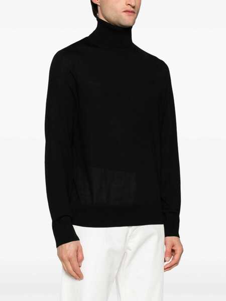 Pulovere DSQUARED2 Virgin wool turtleneck Sweater BLACK Barbati (BM 18496651) 3