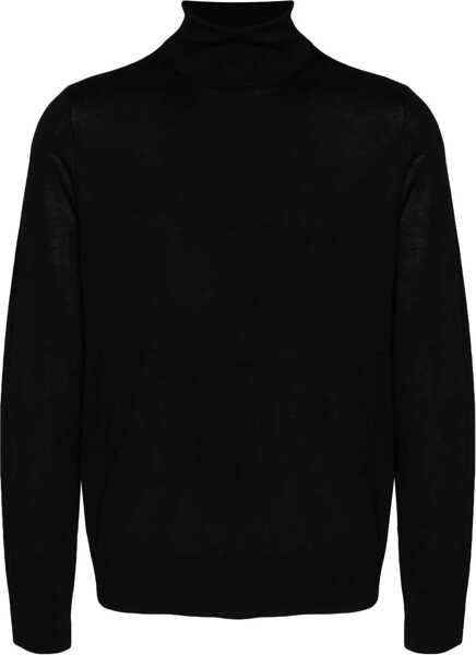 Pulovere DSQUARED2 Virgin wool turtleneck Sweater BLACK Barbati (BM 18496651) 1