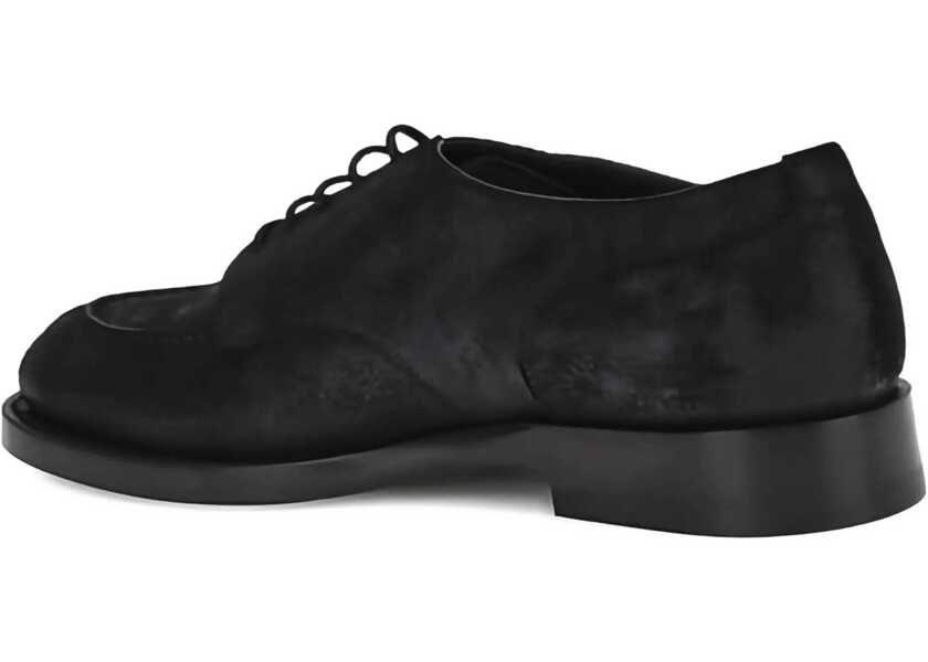 Pantofi eleganti Brunello Cucinelli Suede Lace-Ups NERO Barbati (BM 18496654) 4