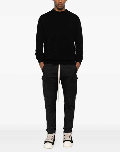 Pulovere Rick Owens Exposed stitching Sweater BLACK Barbati (BM 18496678) 2