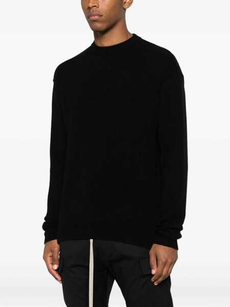 Pulovere Rick Owens Exposed stitching Sweater BLACK Barbati (BM 18496678) 3