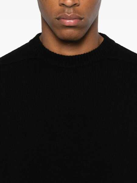 Pulovere Rick Owens Exposed stitching Sweater BLACK Barbati (BM 18496678) 5