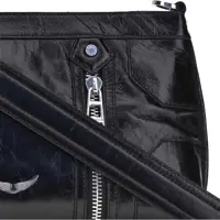 Genti de umar Zadig & Voltaire Dama - Genti de umar Zadig & Voltaire Sunny Shoulder Bag NOIR Femei (BM 18496693) - B-mall.ro