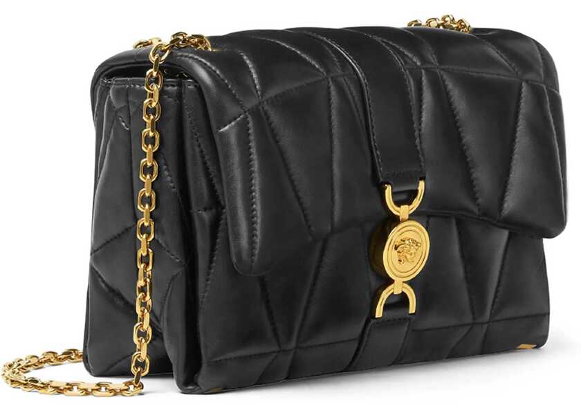 Genti de umar Versace Kleio Shoulder Bag BLACK-VERSACE GOLD Femei (BM 18496702) 4