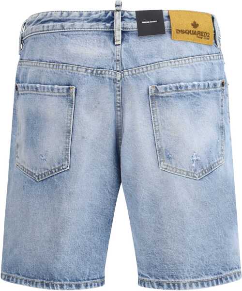 Pantaloni scurti DSQUARED2 Marine Shorts NAVY BLUE Barbati (BM 18496705) 2