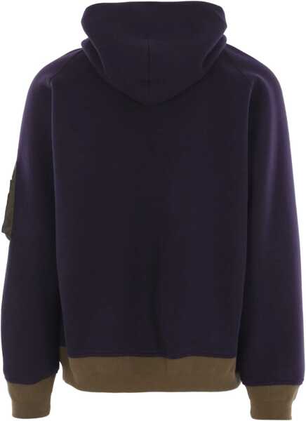 Bluze de trening Sacai Oversize Hoodie NAVYD/KHAKI Barbati (BM 18496708) 2