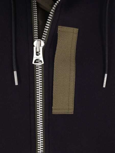 Bluze de trening Sacai Oversize Hoodie NAVYD/KHAKI Barbati (BM 18496708) 3