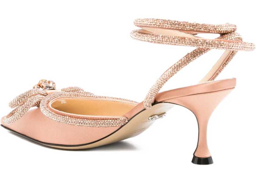 Pantofi cu toc MACH & MACH Double bow silk Pumps GOLDEN BROWN Femei (BM 18496717) 3